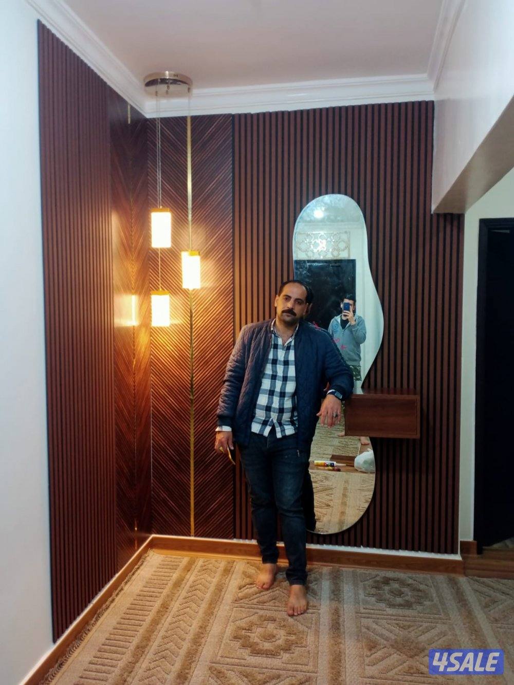 ديكورات خشب_تصميم صالات الاستقبال غرف_نوم ويجار-ثري دي-بديل خشب ملامين8