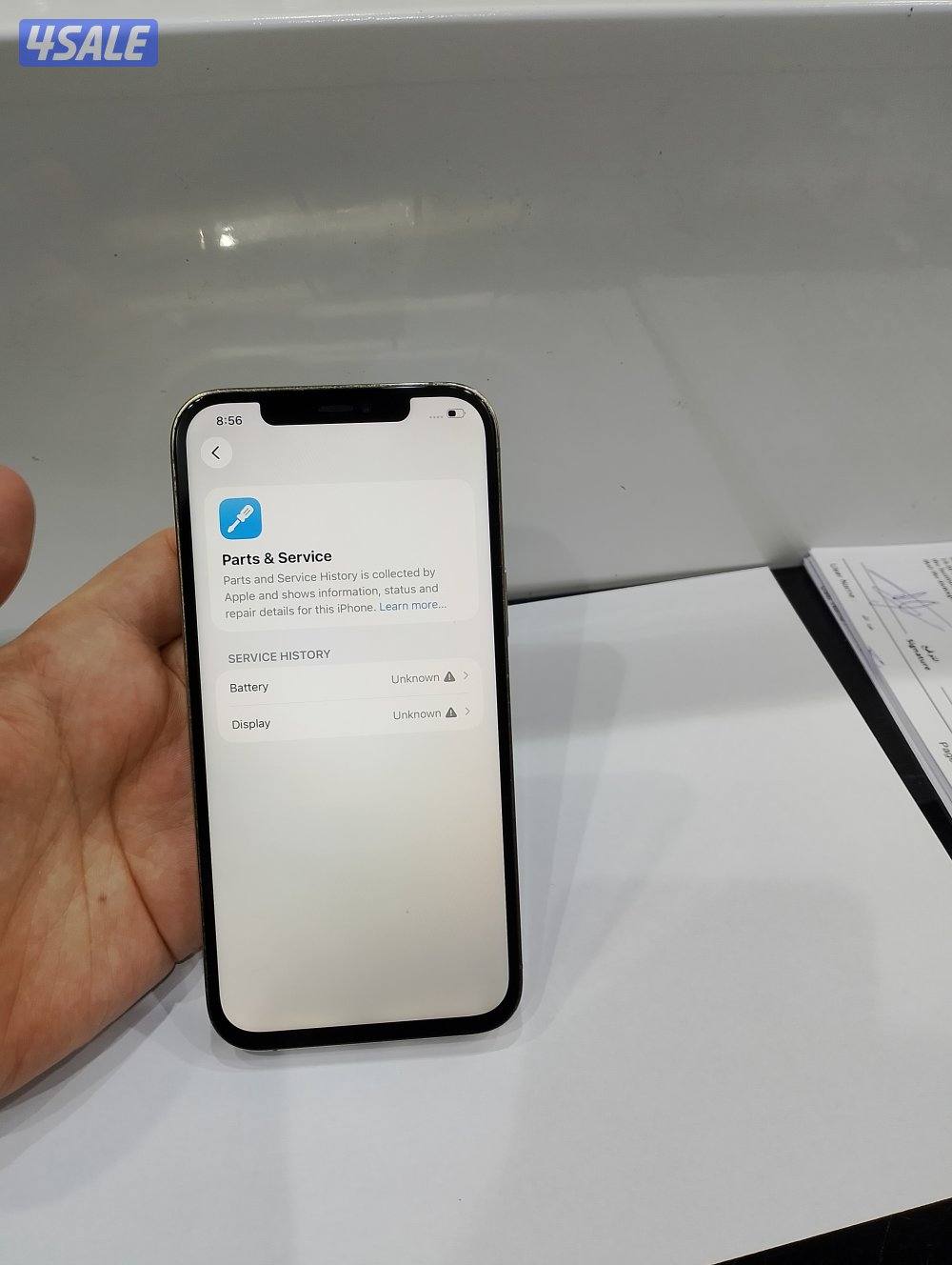 ايفون 12pro max جيجا 256 ذهبي6