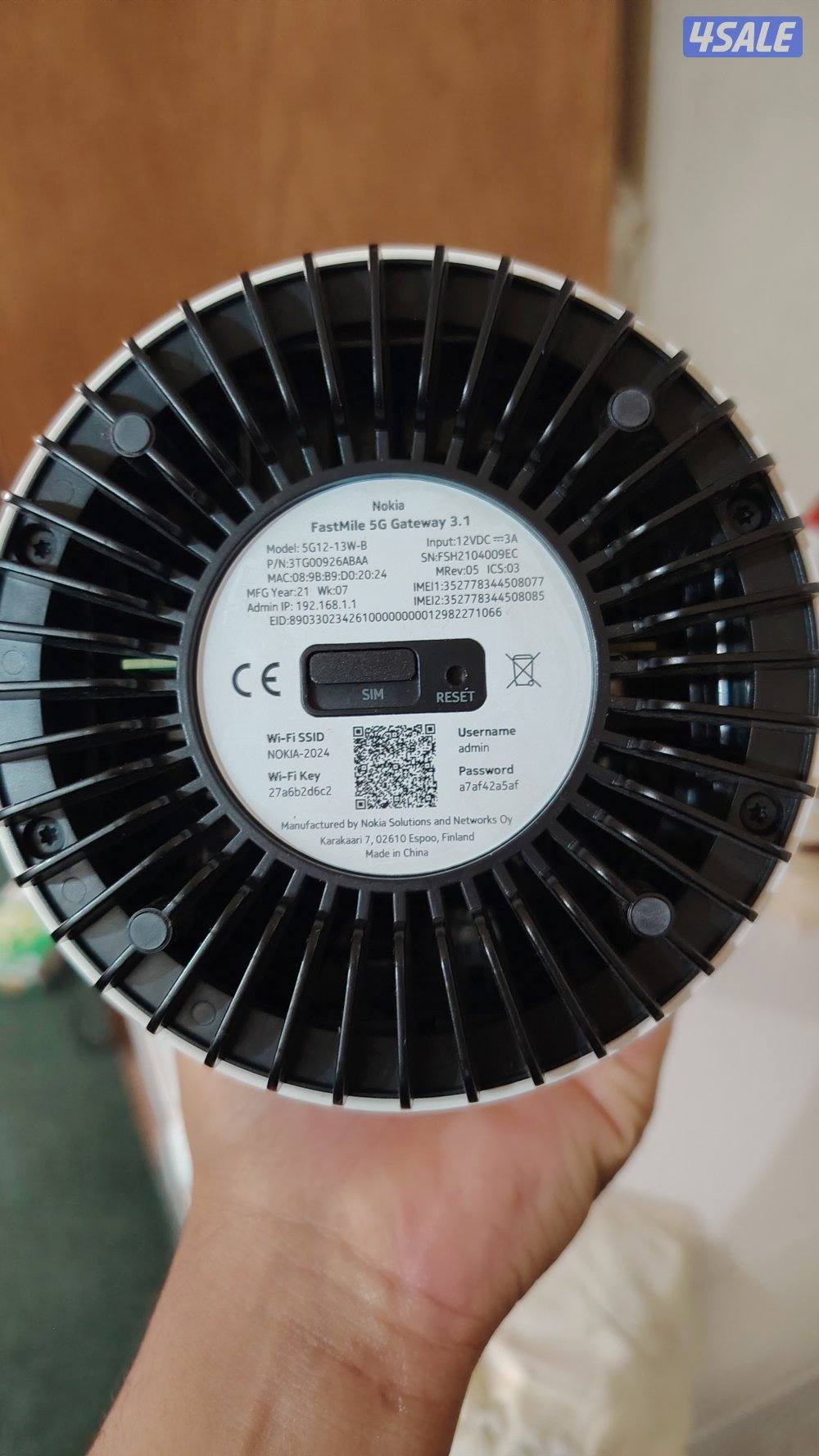 nokia fastmile 5g gateway 3.1 Wi-Fi2