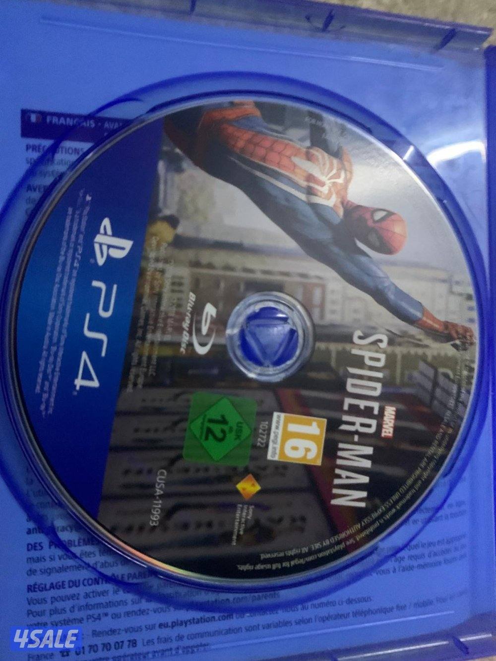 شريط العاب marvel spider man0