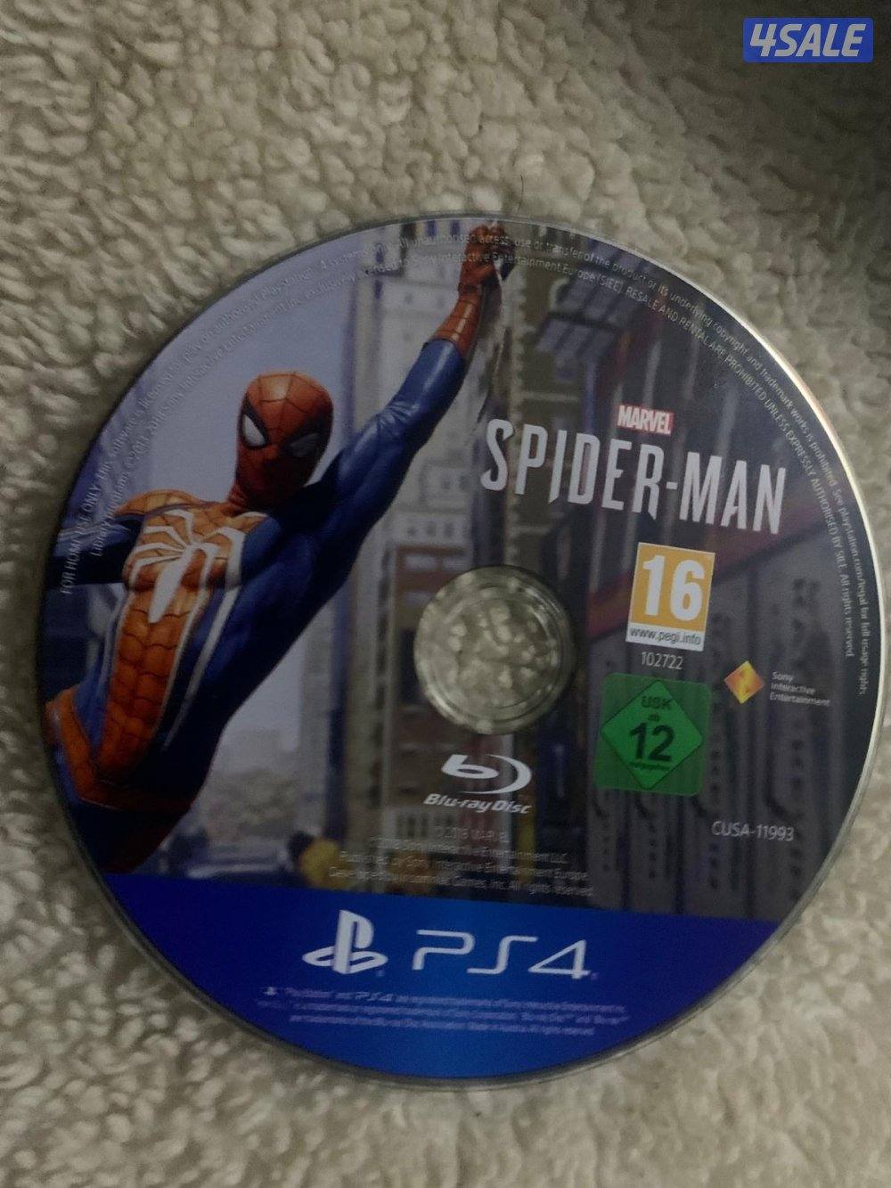 شريط العاب marvel spider man1