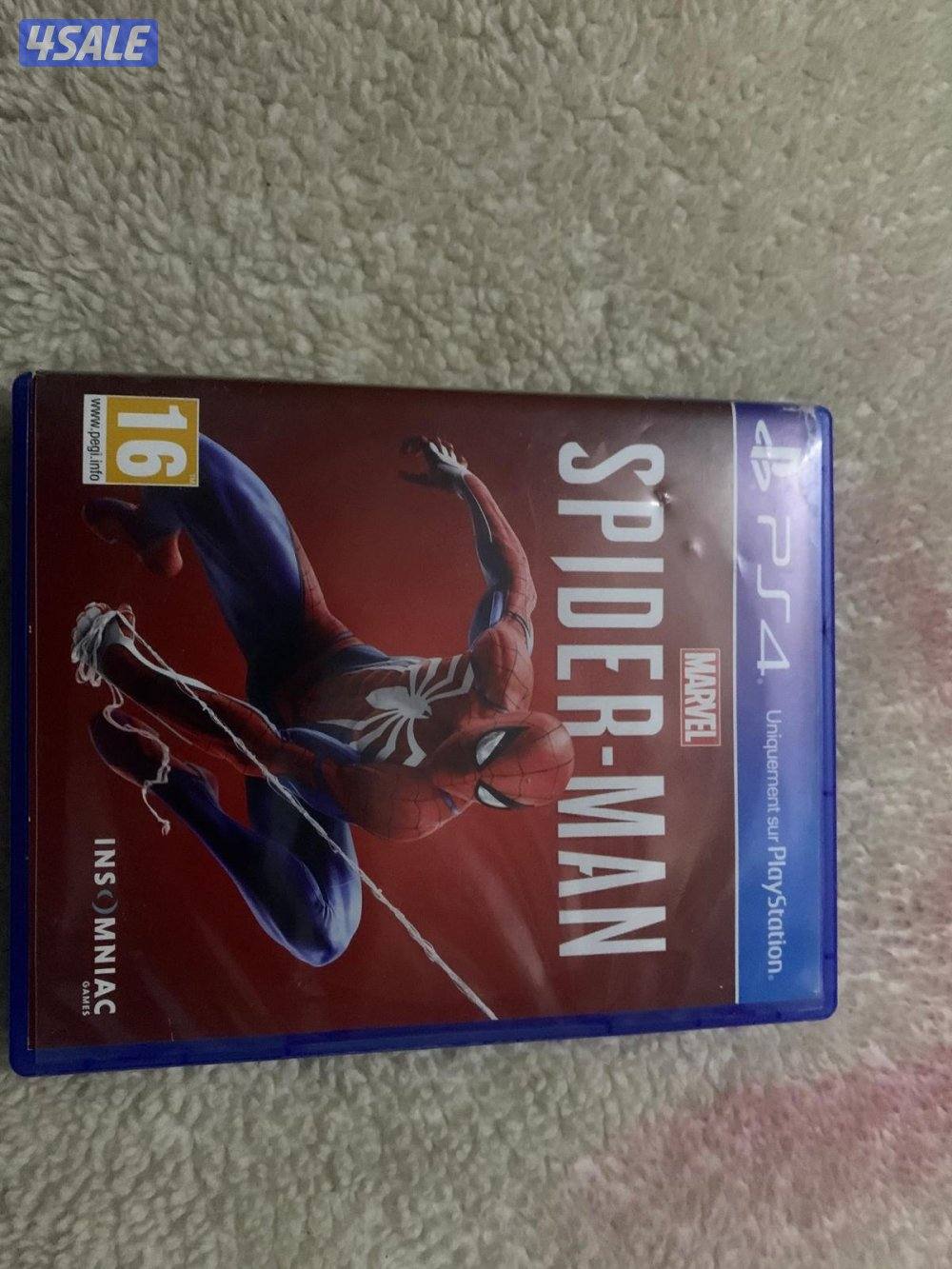 شريط العاب marvel spider man2