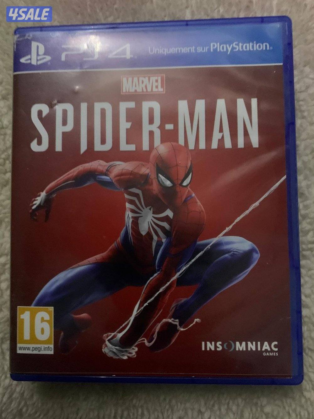 شريط العاب marvel spider man3