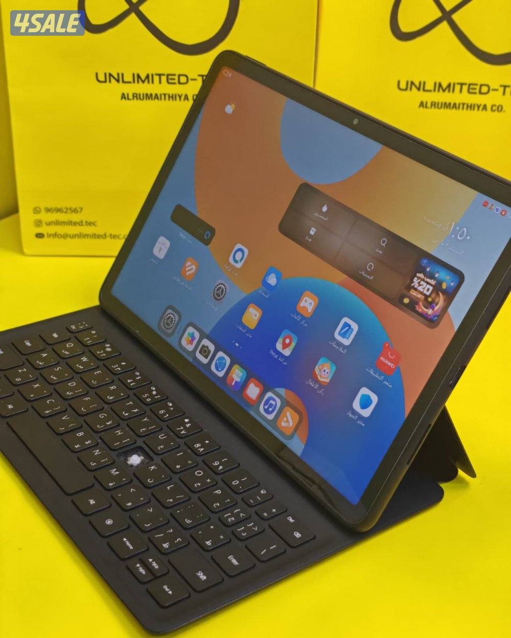 هواوي ميت باد 11.5 – 128 جيجا – أزرق مستعمل كالجديد11