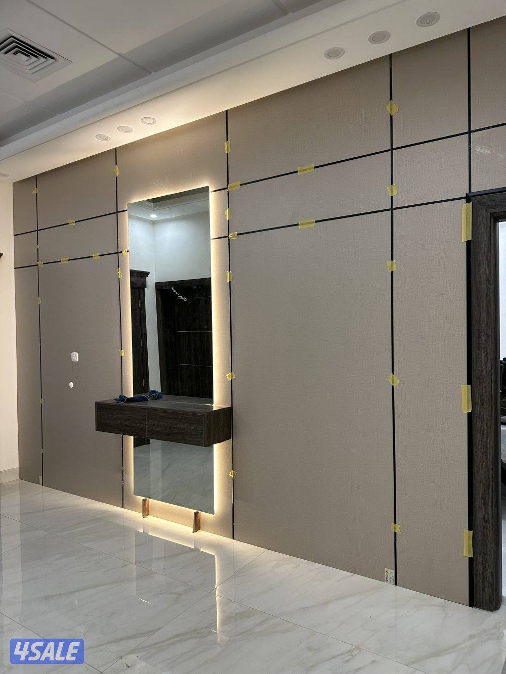 ديكور✔️ ويجار💯 شيبورد 💯بديل شيبورد 🫵  قاطع تلفزيون  ورق حائط  اصباغ2