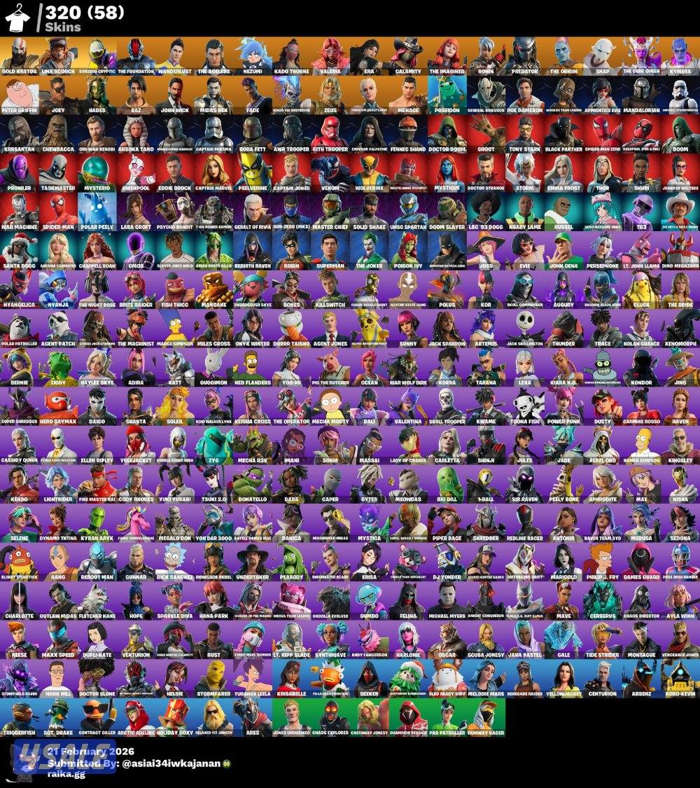 حساب فورت 330 سكن كريتوس الذهبي و نوادرر0