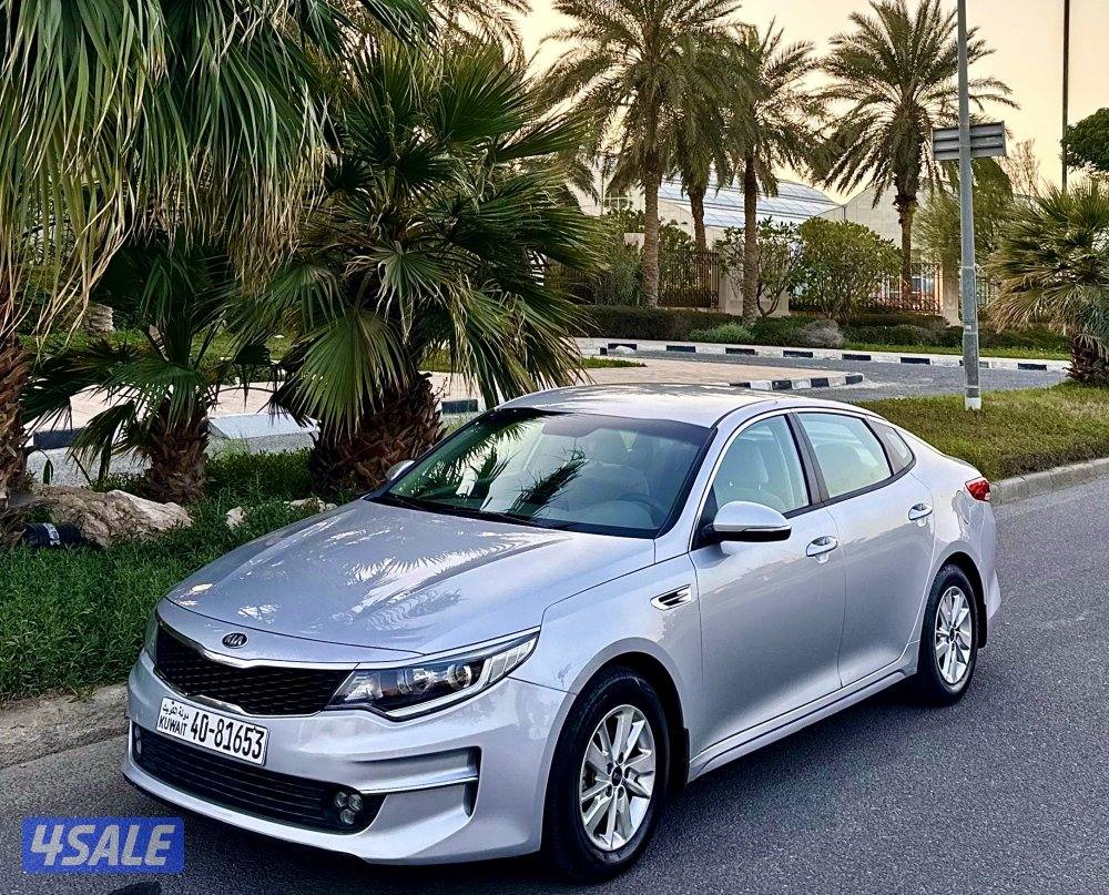 كيا اوبتيما  2017  صبغ الوكاله عداد 160 الف شرط الفحص1