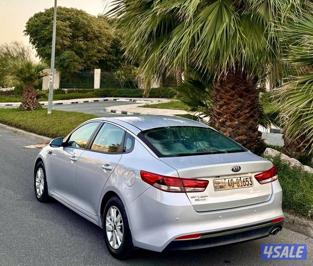 كيا اوبتيما  2017  صبغ الوكاله عداد 160 الف شرط الفحص3