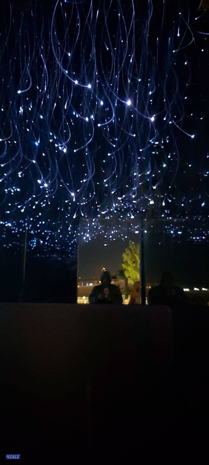 fiber optic lights bedroom Hall and swimming pool1