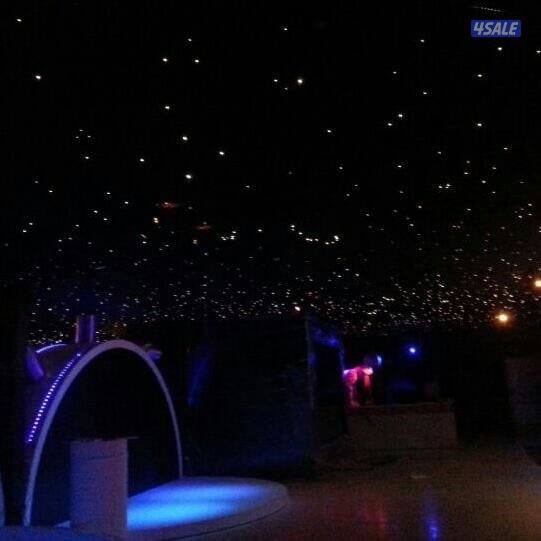 fiber optic lights bedroom Hall and swimming pool5