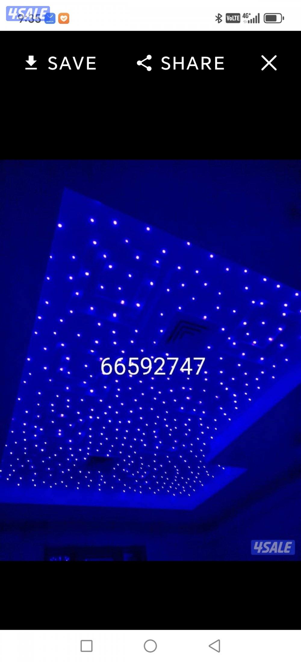 fiber optic lights bedroom Hall and swimming pool12