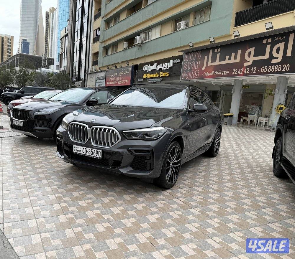 بي ام X6 موديل 2022 صبغ وكالة تحت الكفالة سيرفيس منتظم كامل المواصفات0