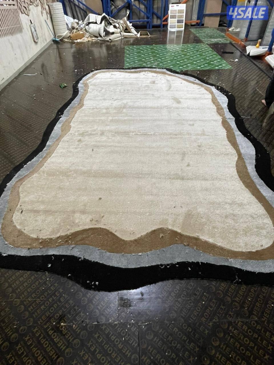 اجمل تركيب سجاد تركي ساده + حفر يدوي نقشات حسب الطلب5