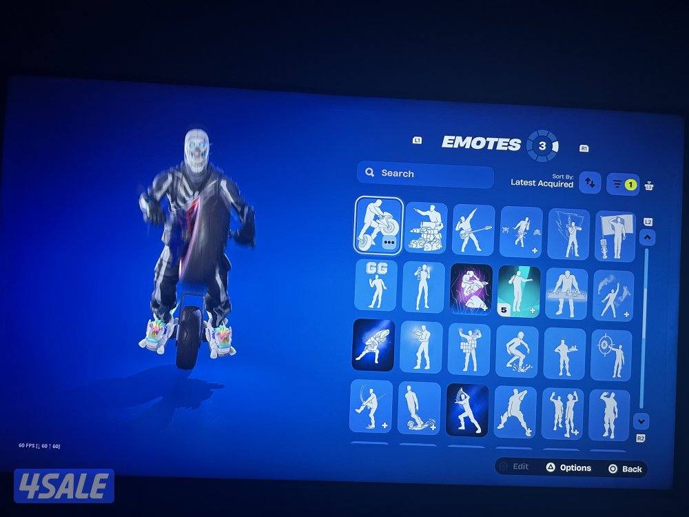 حساب فورت سكن ايكونك الجلكسي النادر و سكنات نادره واجد وسيزن 37