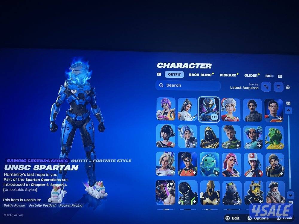 حساب فورت سكن ايكونك الجلكسي النادر و سكنات نادره واجد وسيزن 39