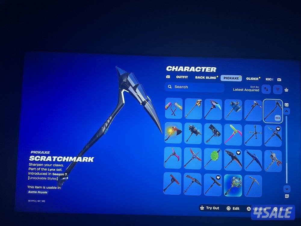 حساب فورت سكن ايكونك الجلكسي النادر و سكنات نادره واجد وسيزن 311