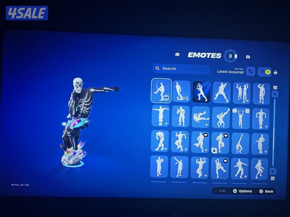 حساب فورت سكن ايكونك الجلكسي النادر و سكنات نادره واجد وسيزن 312