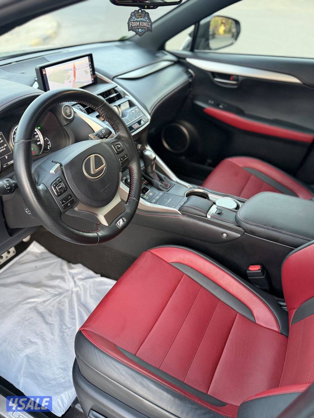 لكزسF SPORT  300NXصبغ وكالة عداد 70 الف8