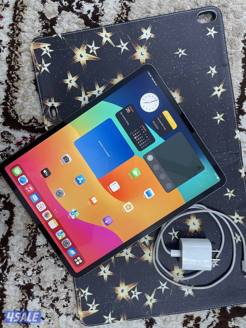 ايباد ابل برو 12.9 انش 256 قيقا خط شريحة نظيف وشغال تمام1