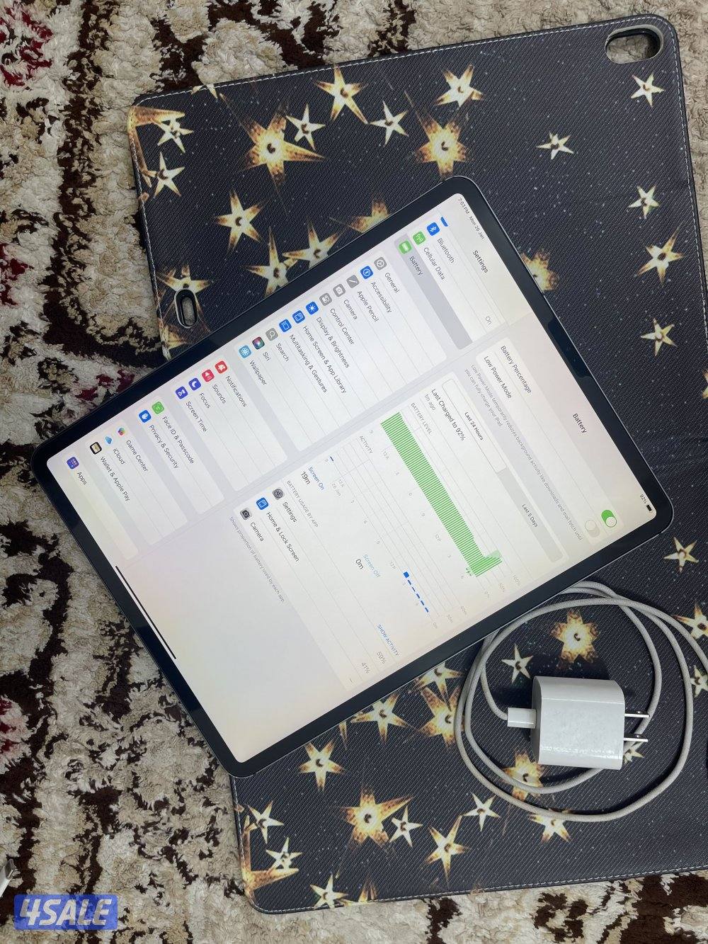 ايباد ابل برو 12.9 انش 256 قيقا خط شريحة نظيف وشغال تمام2