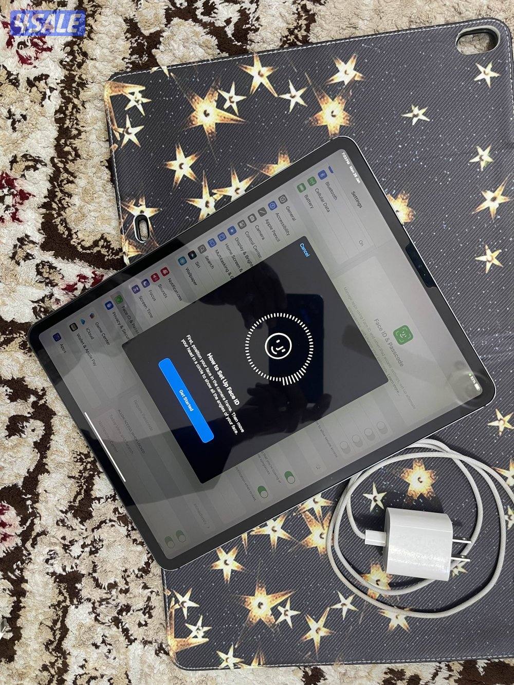 ايباد ابل برو 12.9 انش 256 قيقا خط شريحة نظيف وشغال تمام3