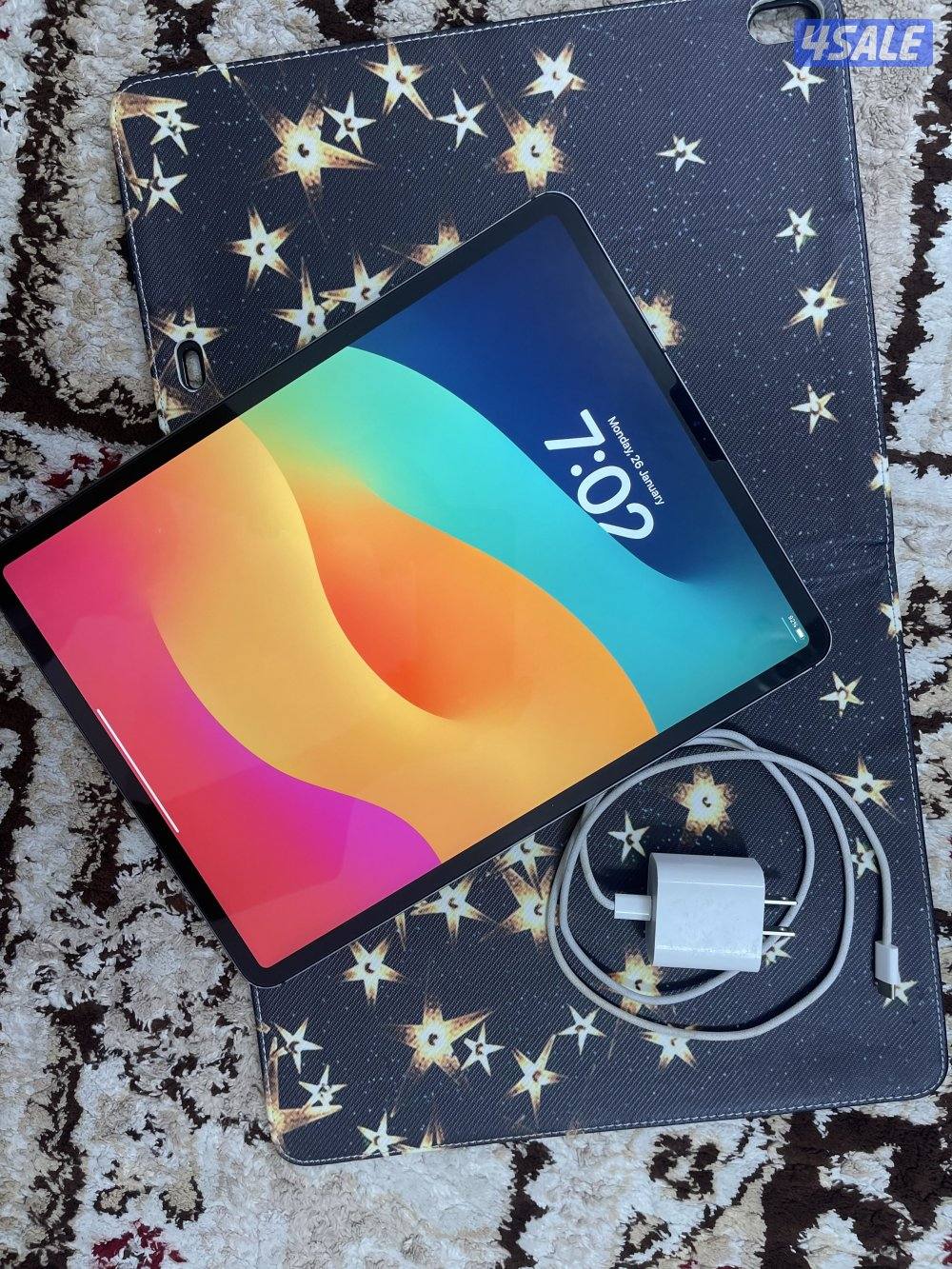 ايباد ابل برو 12.9 انش 256 قيقا خط شريحة نظيف وشغال تمام5