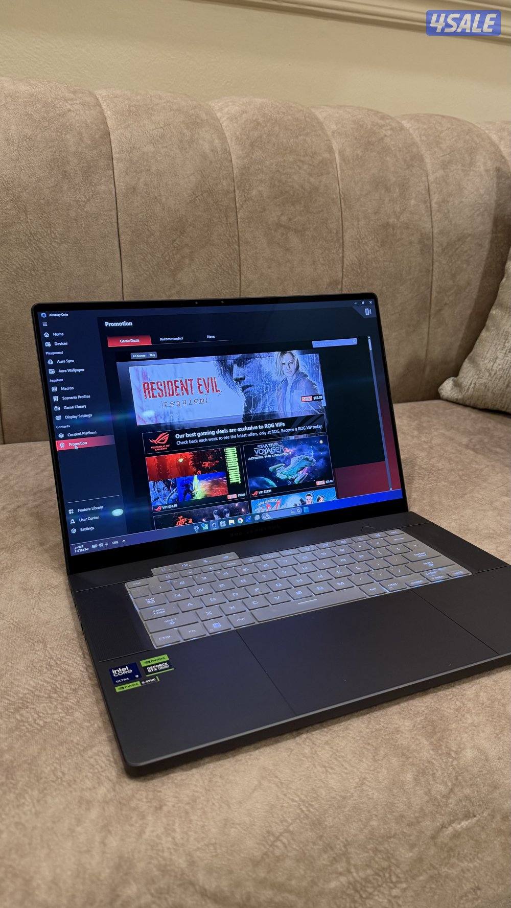 asus zephyrus g16 4070RTX5