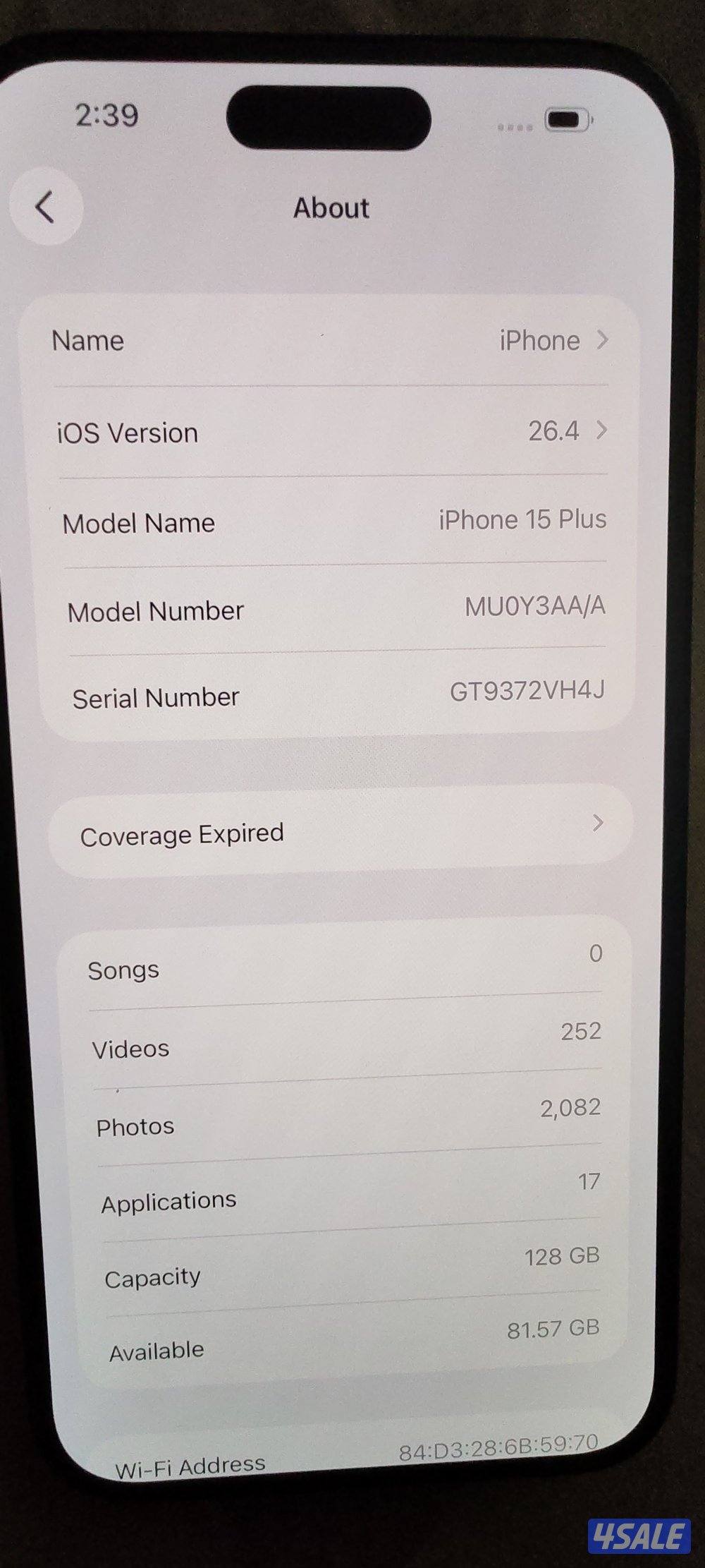 iPhone 15 plus 128gb2
