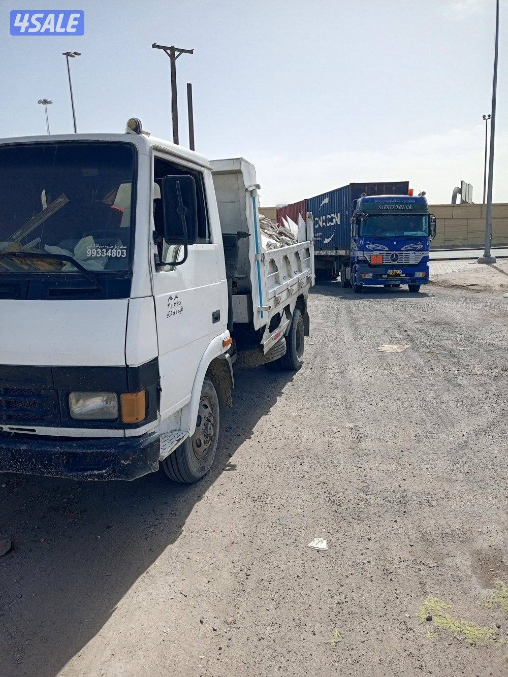 نساف رمل وصلبوخ وانقاض وسماد وتربه زراعيه واسفلت مع الشغل واسمنت4