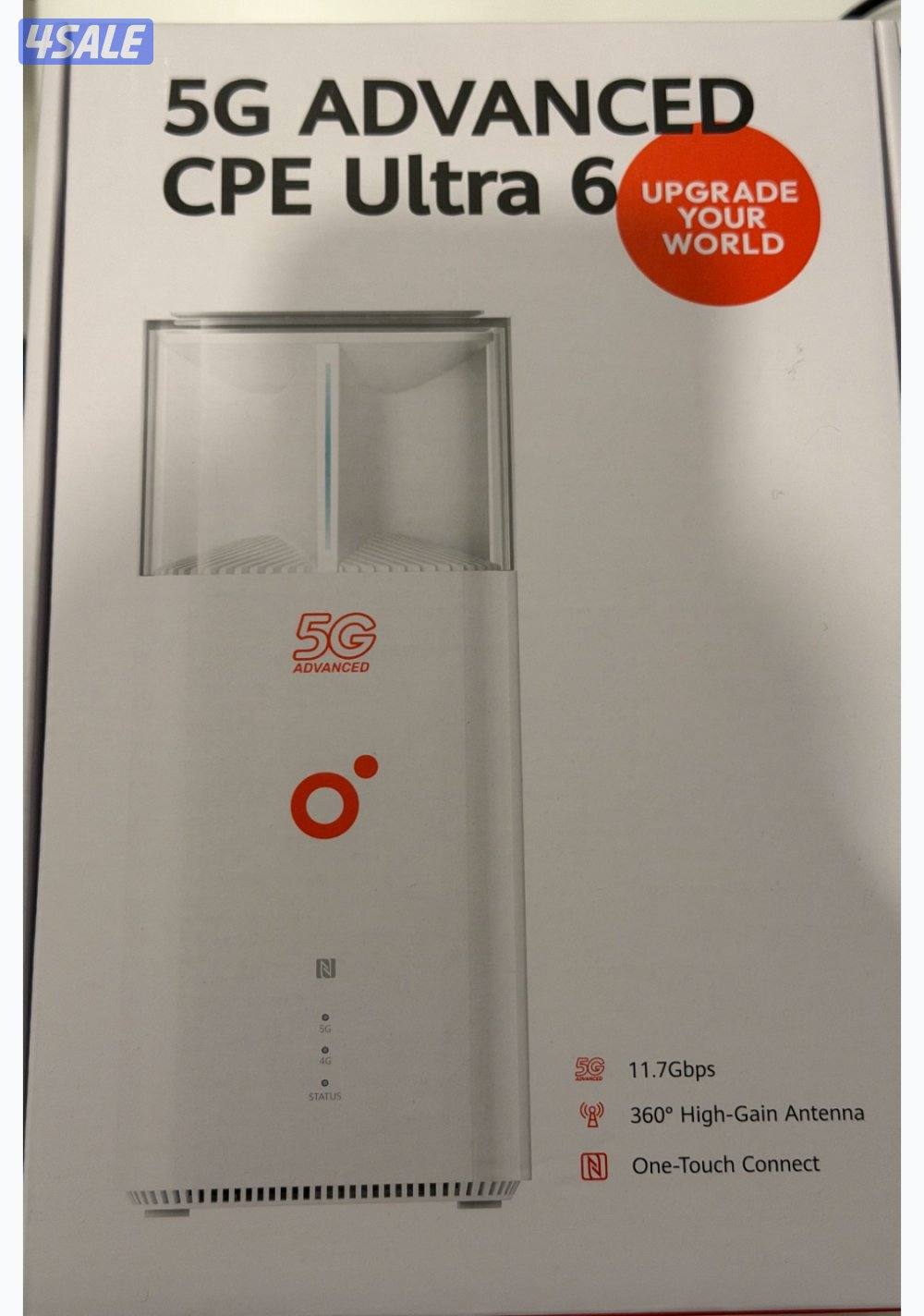 Huawei CPE Ultra 6 Router, brand new sealed. Contact WhatsApp only0