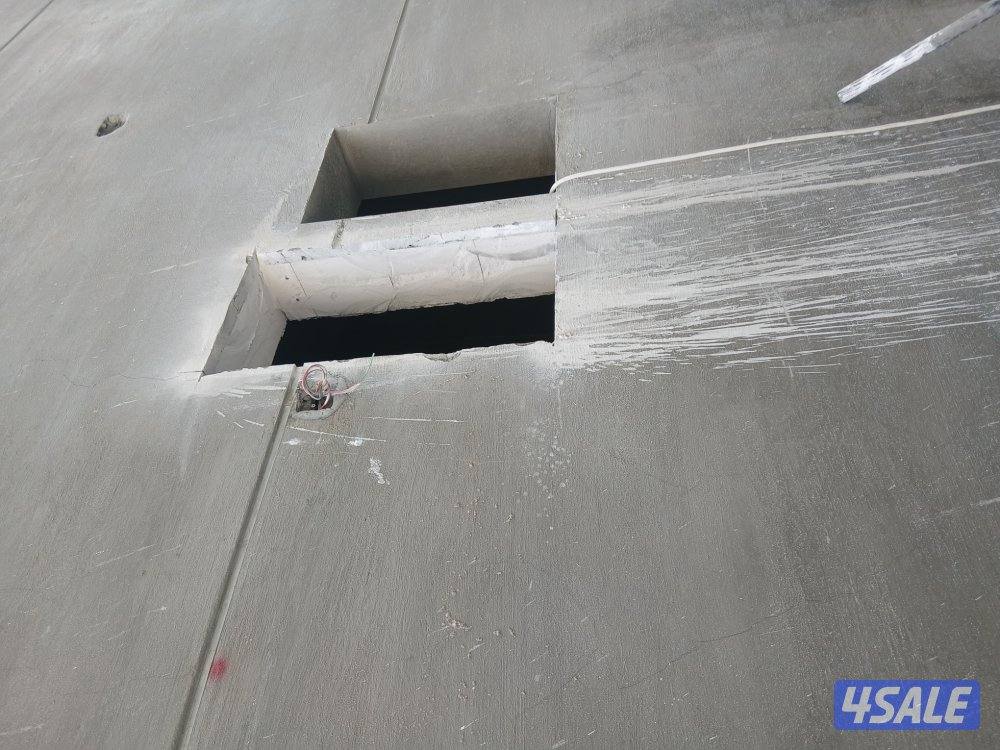 قص خرسانه باليزر وقص الابواب وعمل فتحا ت الكور باليزر وعمل فتحات الليز4