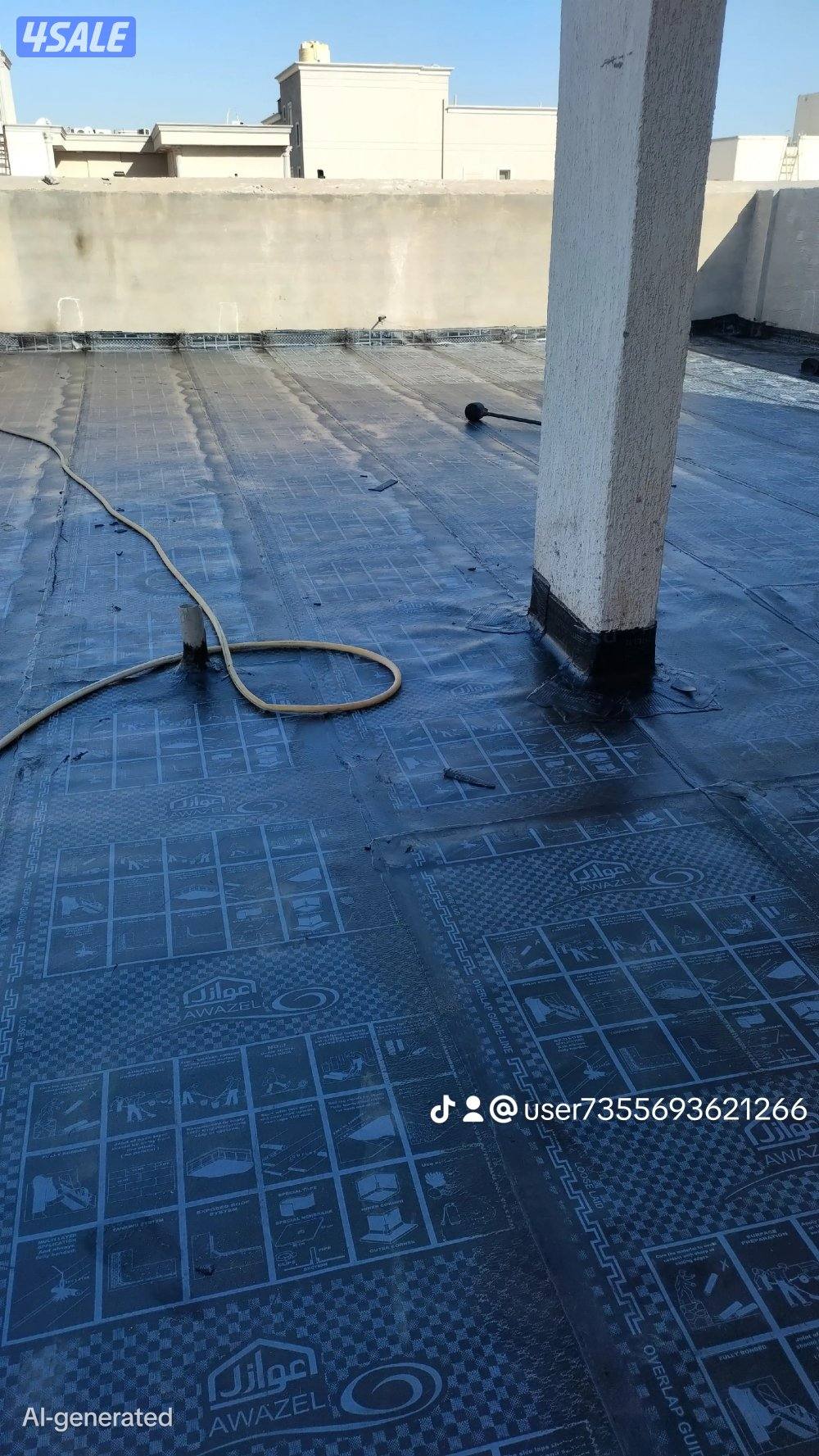 عازل اسطح لمنع تسريب المياه2