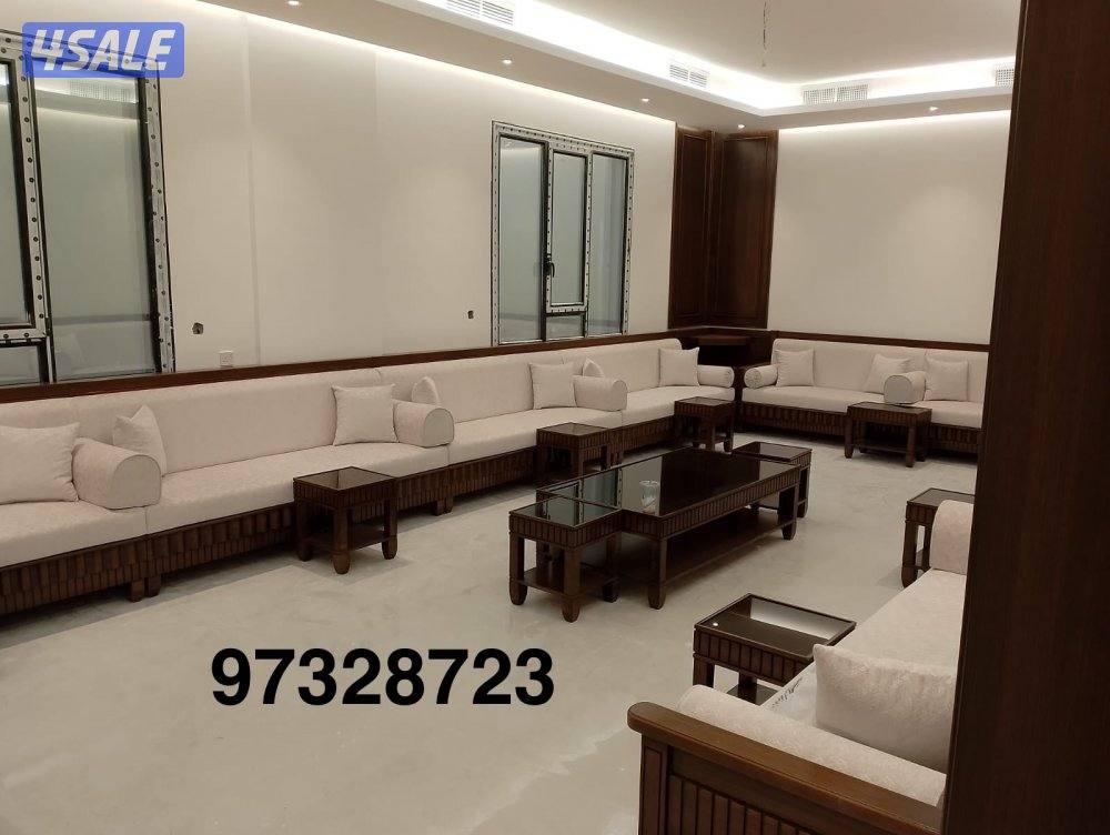 تنجيد وتفصيل مساند وديوانيات وجلسات ومطارح وكل الستاير الحديثه وسجاد ق11