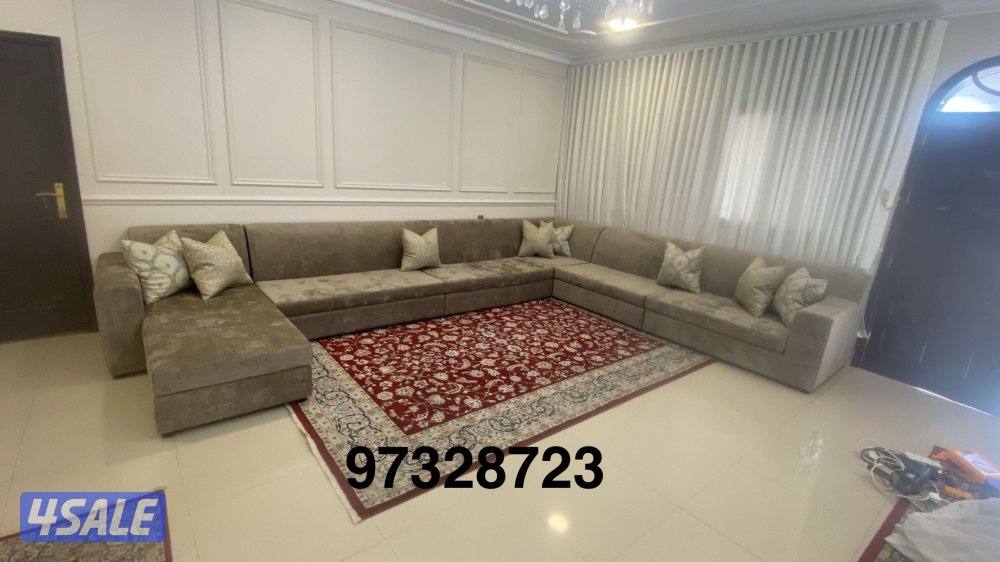 تنجيد وتفصيل مساند وديوانيات وجلسات ومطارح وكل الستاير الحديثه وسجاد ق12