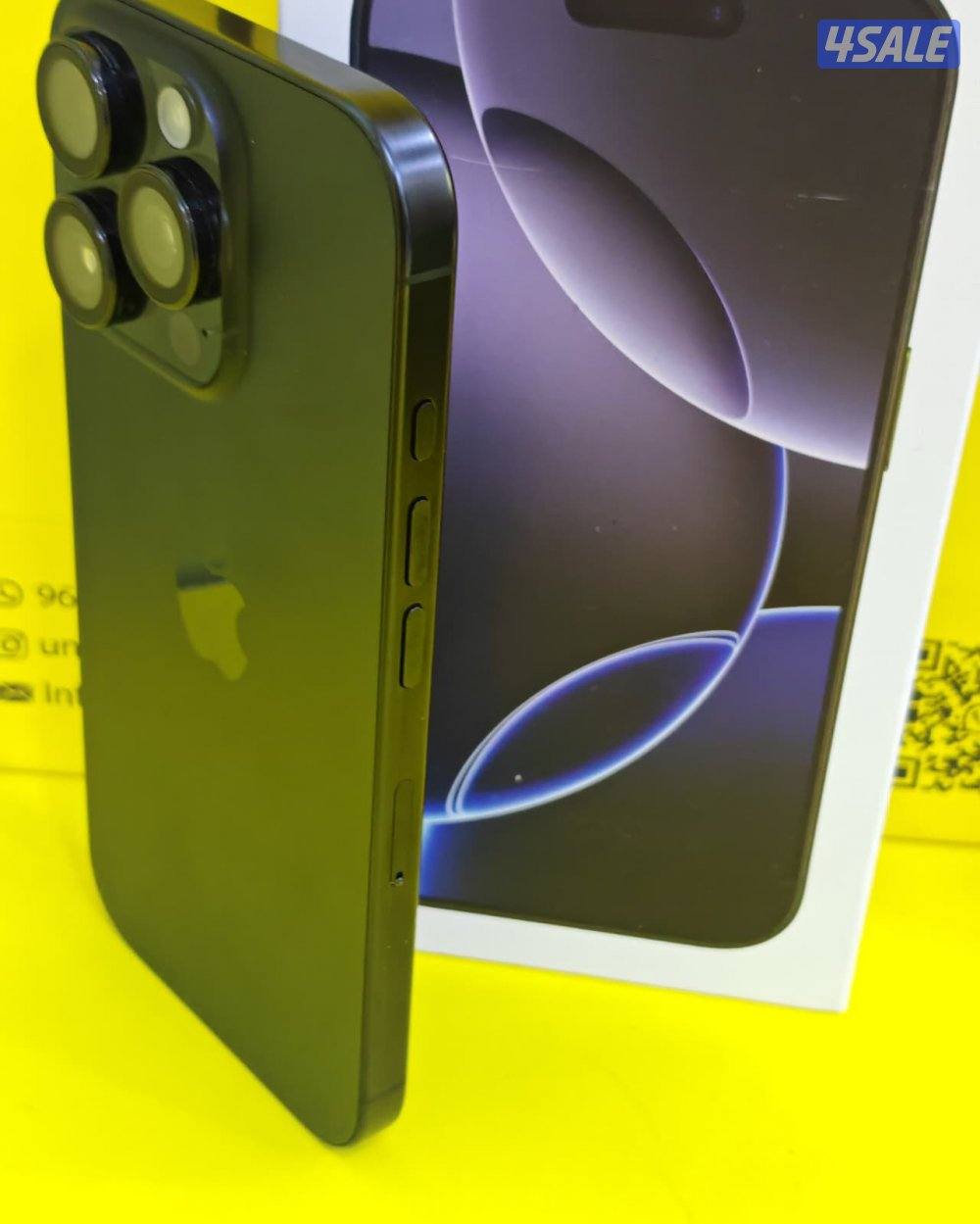 ايفون 16 برو – 256 جيجا – أسود بطارية 93% مستعمل كالجديد3