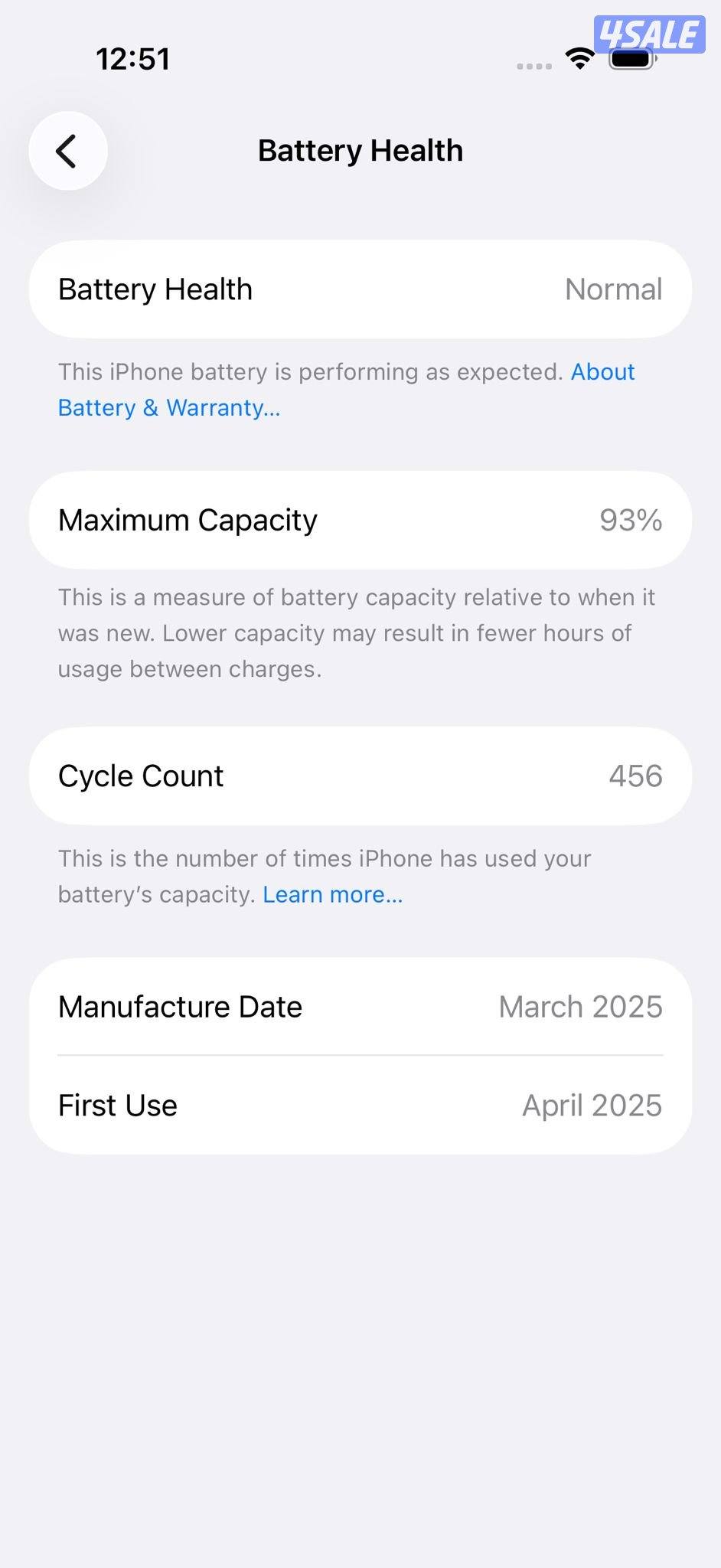 ايفون 16 برو – 256 جيجا – أسود بطارية 93% مستعمل كالجديد10