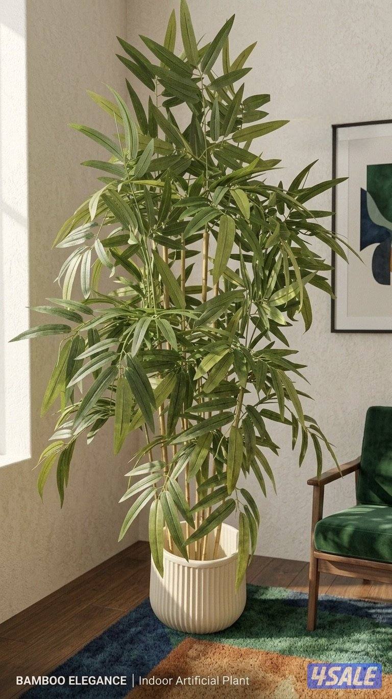 Bambbo Elegance Indoor Artificial plants1