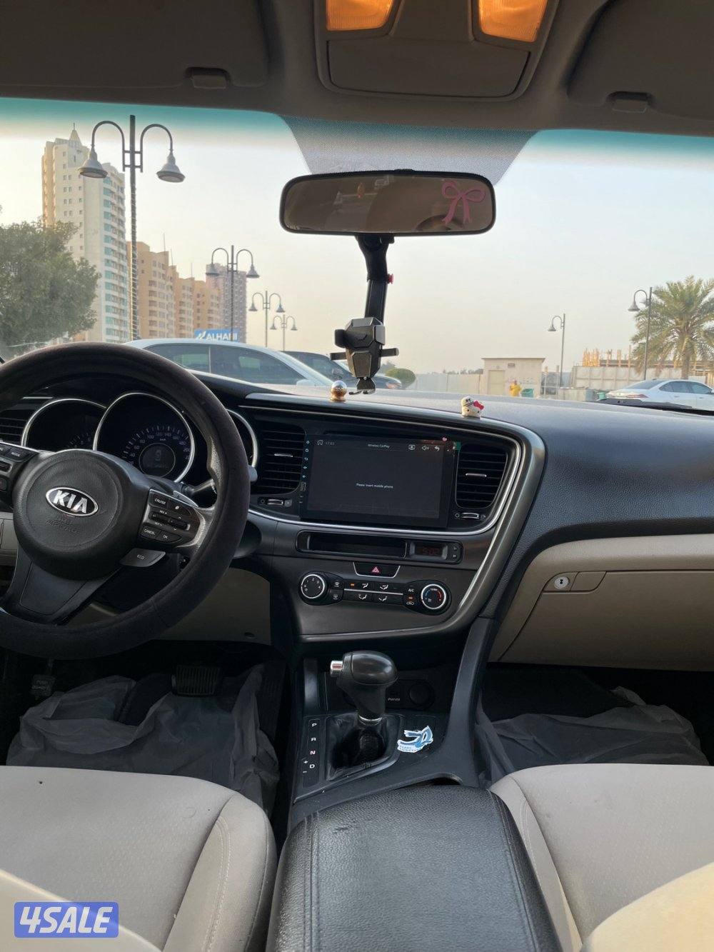 كيا اوبتيما 2014 بحالة ممتازة - جير وماكينه وشرط النظافة7