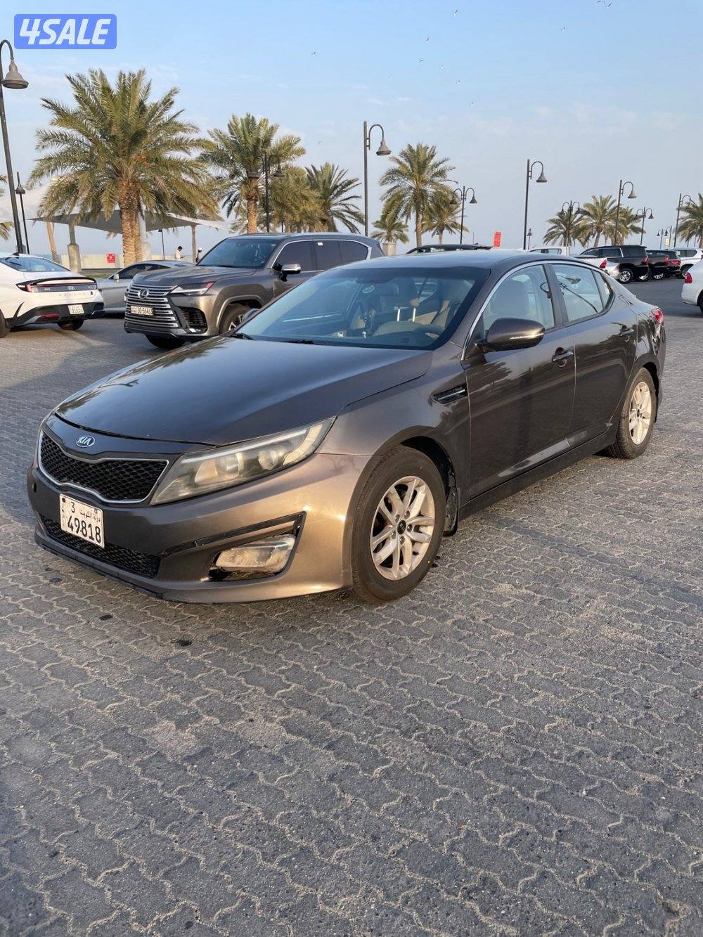 كيا اوبتيما 2014 بحالة ممتازة - جير وماكينه وشرط النظافة9