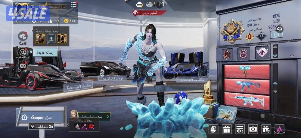 حساب ببجي عالميه0