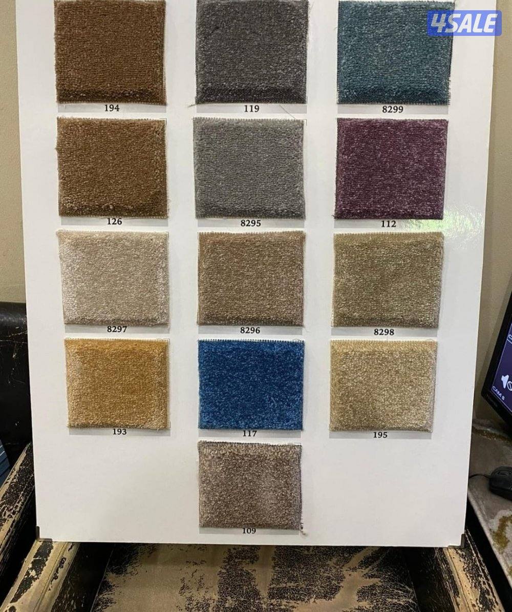 سجاد قص ساده ومشجر مساند ظهر بقلي وسعود نقشات حفر يدوي حسب الطلب اسعار1