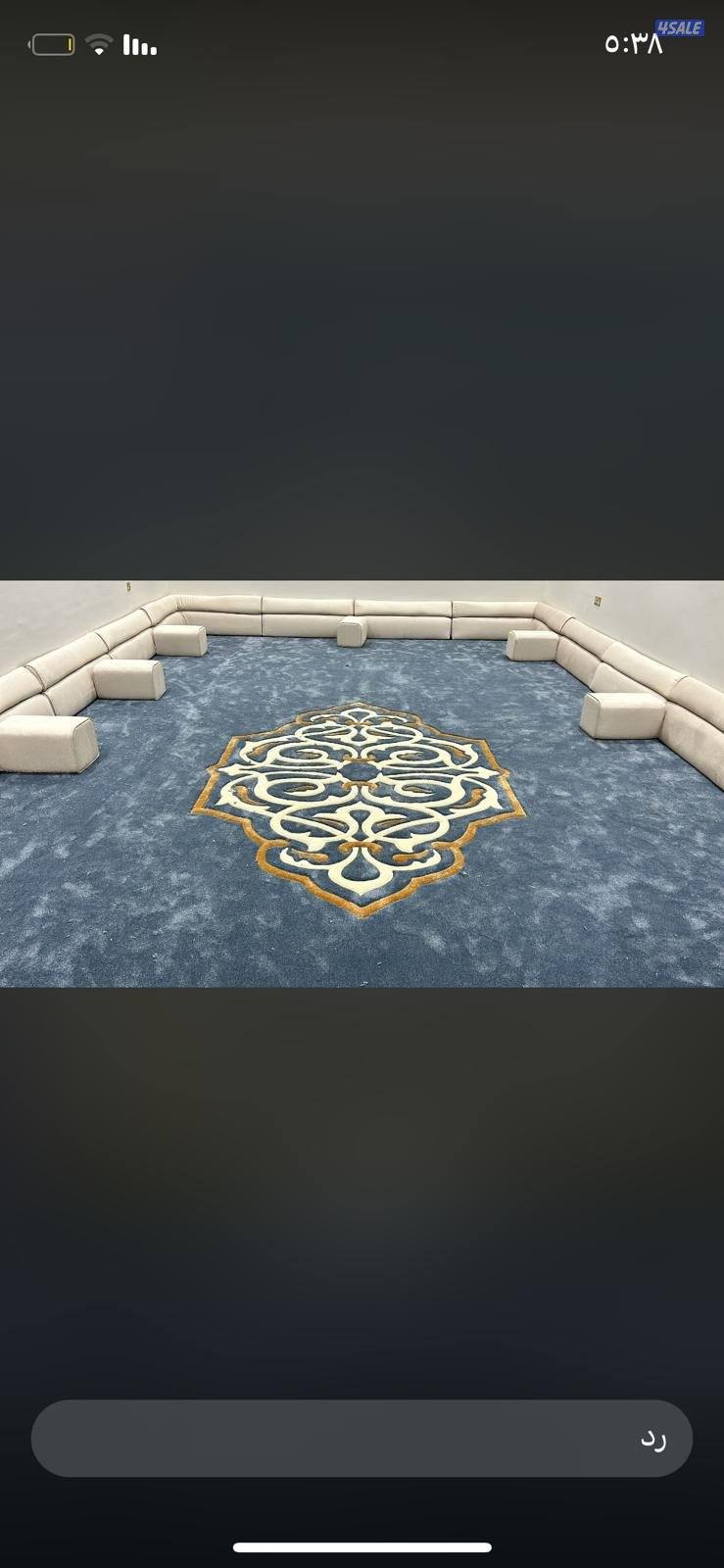 سجاد قص ساده ومشجر مساند ظهر بقلي وسعود نقشات حفر يدوي حسب الطلب اسعار14