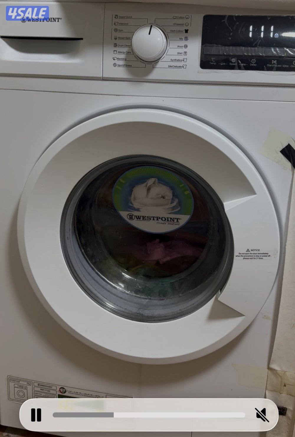West Point 7 kg washing machine under warranty1