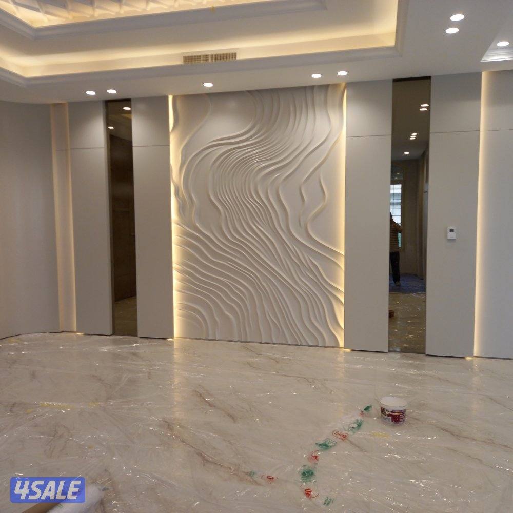 ديكورات خشب جبس امبورد بديل شابرد طولت خلفيات تلفزيون بديل خشب بديل رخ0