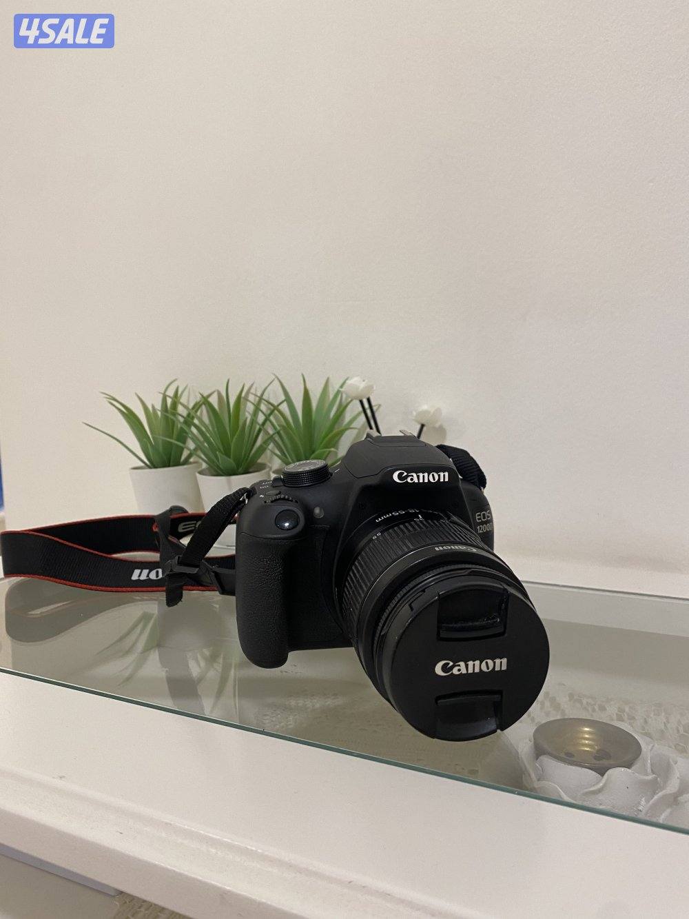 كاميرا canon EOS 1200D احترافيه وحالتها جيده وتعمل بشكل ممتاز2