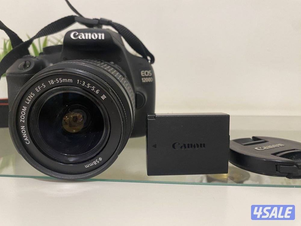 كاميرا canon EOS 1200D احترافيه وحالتها جيده وتعمل بشكل ممتاز3
