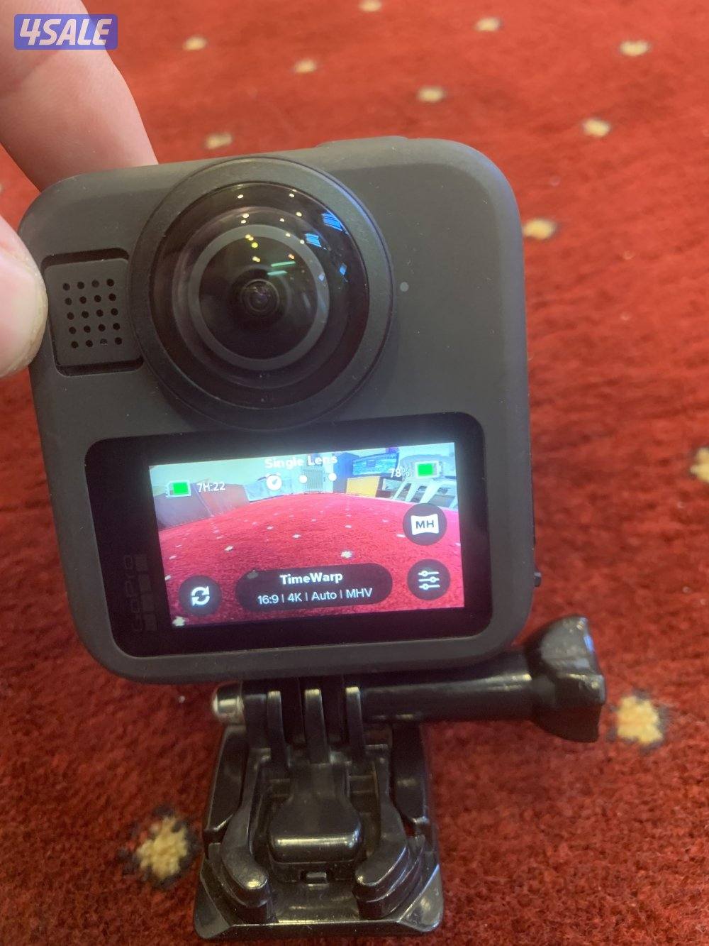 كاميرا اكشن go pro 2MAXاستعمال شهر بها مواصفات كثيره جداً تواصل واتساب0