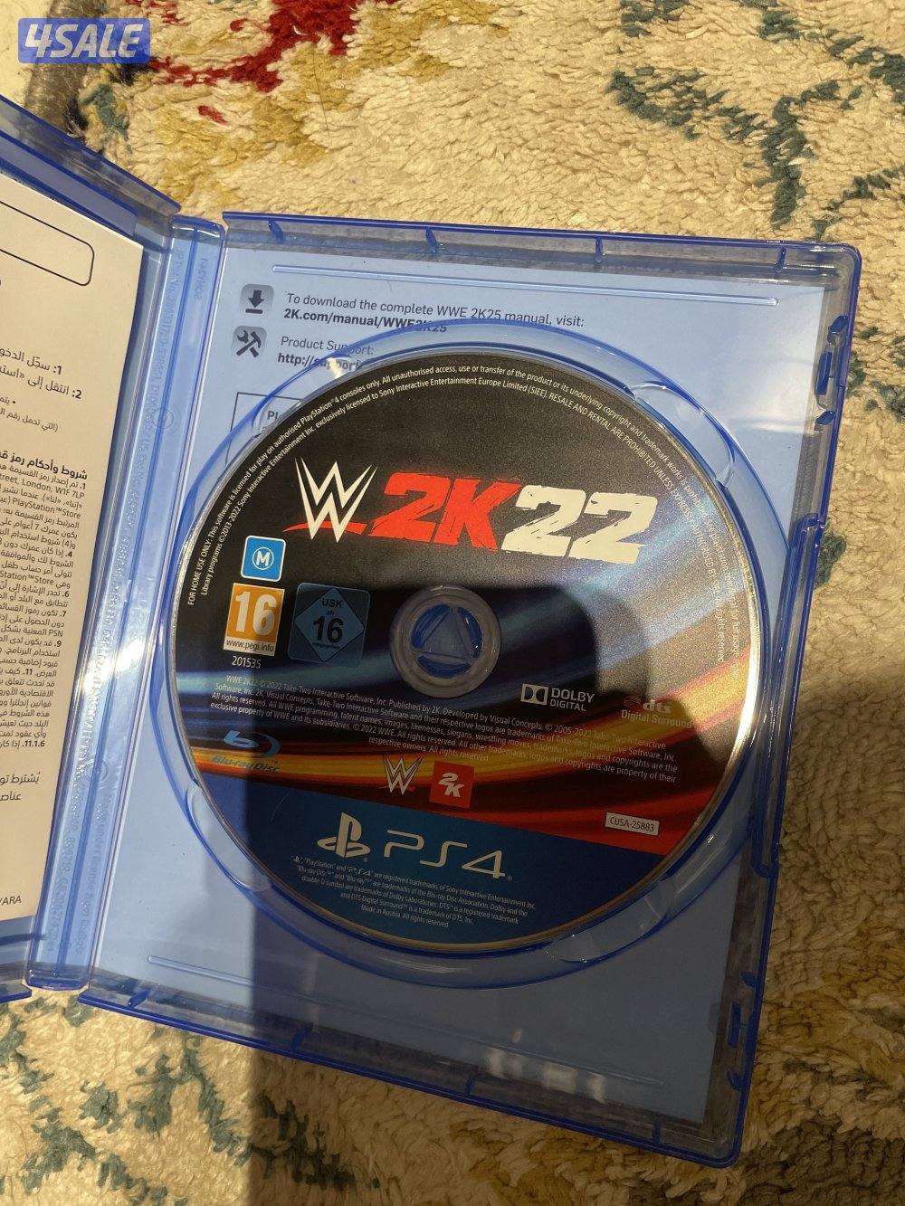 شريط مصارعة wwe2k22 (مقطوع من السوق)0