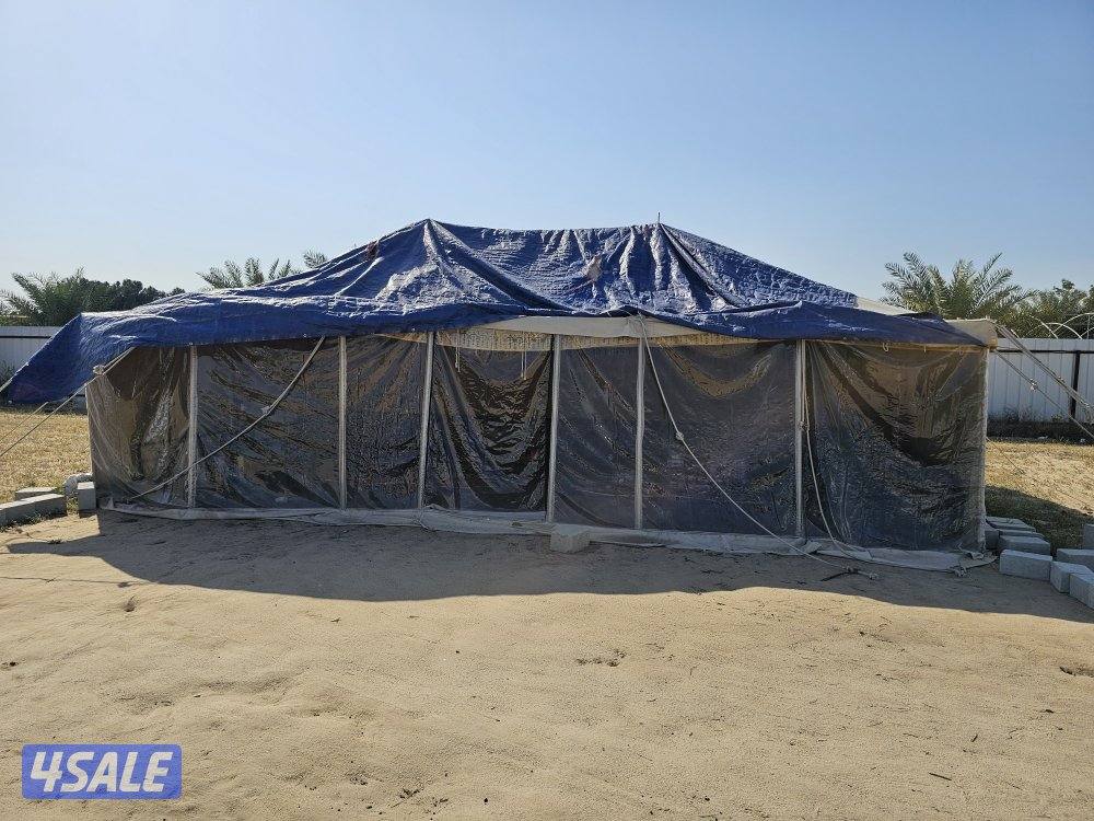 للبيع شاليهات عدد ٣ جديد  ١ مستعمل وخيام وعريش3