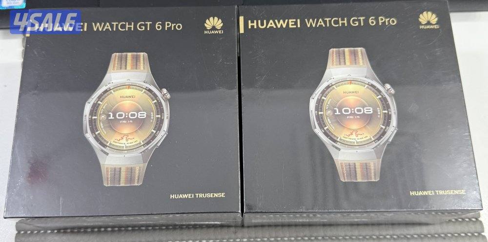 Huawei GT6 Pro 46mm Smart Watch Brown Woven strap New Sealed.2